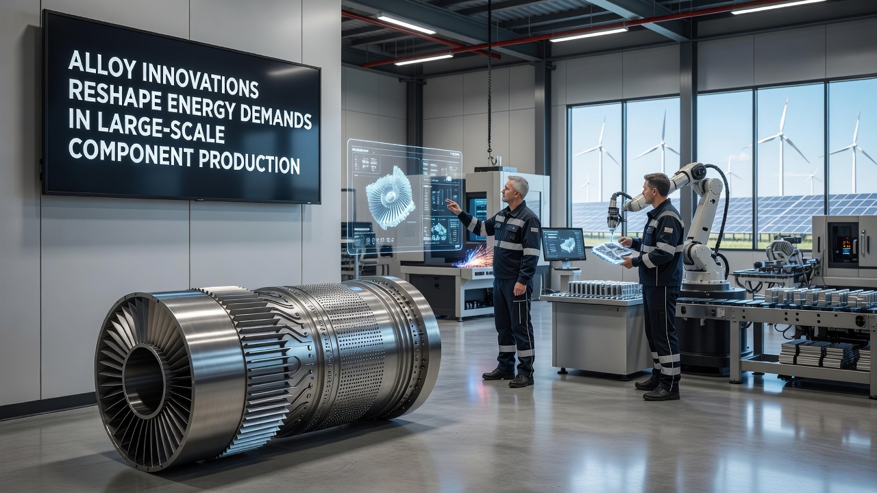 Alloy Innovations Reshape Energy Demands in Large-Scale Component Production