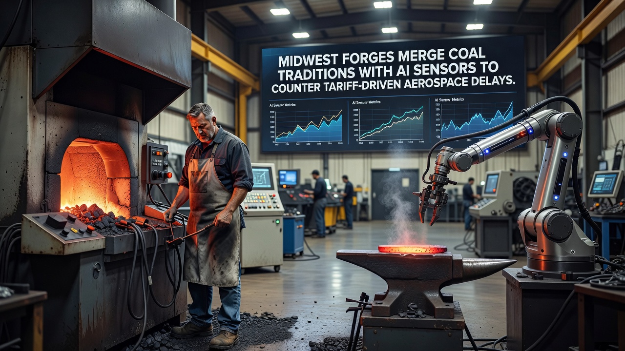 Midwest Forges Merge Coal Traditions with AI Sensors to Counter Tariff-Driven Aerospace Delays